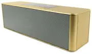 Portable Rechargeable Loud Outdoor Speaker AUX Car USB Bluetooth Gold PC Speaker