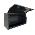 1700 x 600 x 820mm Black Aluminium Full Lid Ute Tool Box Truck Trailer Toolbox