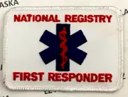NATIONAL REGISTRY FIRST RESPONDER PATCH (FD5)
