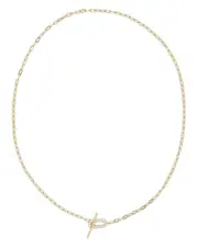 Shashi Pave Toggle Necklace, 15.25