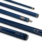 PowerGlide Aramid Graphite Pool Snooker Billiard Cue Blue Rose Man Cave Gift