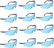 Safety Glasses-12 Pack Protective Glasses, Goggles for Eye Protection - Great for Kids' Nerf Gun Battles & Lab Work