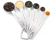Set Of Stainless Steel Measuring Spoons Kitchen Tools Measuring Cups Jugs & Spoons