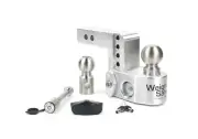 Weigh Safe 2" Aluminum Class IV 4" Drop Hitch Receiver, 12.5K; WS4-2-KA