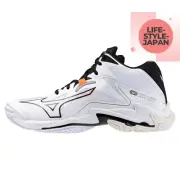 MIZUNO Wave Lightning Z8 MID V1GA2405 51 White/Black Unisex Volleyball 2E Shoes