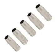 Convenient Welding Tool 5pcs MIG MB15 Conical Nozzle for Welder Gas Push On