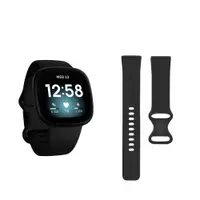 在飛比找松果購物優惠-【矽膠錶帶】Fitbit Versa 3 運動手環 智慧 智