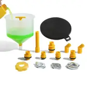 OZNALA 15PC Coolant Funnel Fill Kit Refiller Radiator Filler Refill Automotive Auto Car