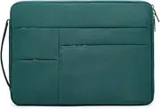 HYZUO 14-15 Inch Laptop Sleeve Bag for MacBook Air 15 M4 M3 M2, MacBook Pro 15, 15" Surface Laptop, XPS 14/15 Plus, Portable NoteBook Case for 14" HP Dell Lenovo ThinkPad Asus Acer, Dark Green