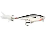 Rapala Skitter Pop 7cm Topwater Hard Body Fishing Lure #Chrome