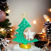 Christmas tree with Star Bauble, Christmas centerpiece, Holiday decor, Gift