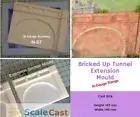 N07 Brick Model railway Retaining wall extension Arch