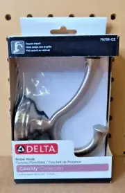 Delta 79735-CZ Champagne Bronze, Polished Bathroom 2 Position Robe Hook