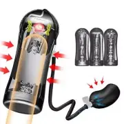 Inflatable Male Penis Extender Electric Sleeve Pump Enhancer Enlarger Train Mens