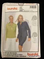 Burda Sewing Pattern 8905 Jacket Veste Misses Size 6-18