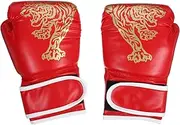 JUMPLAWN ing Gloves PU Comfortable Sparring Glove for Training and Kicking Durable for Boys and Cool Design Easy to Clean