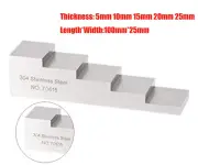 Ultrasonic Thickness Gauge Calibration Block 304 Stainless Steel NDT Test 5-25m