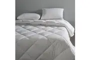 Canningvale Luxury Quilt White Heavy 350GSM Home Bedding Blanket