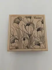 Sandi Miller Original Art Stamps Crocus F006
