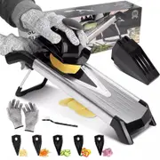 5-in1 Adjustable Mandolin Slicer V-Blade Mandoline Food Slicers Vegetable Cutter