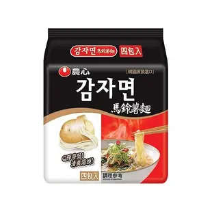 韓國 農心 馬鈴薯麵4入(整袋裝)【小三美日】DS001415