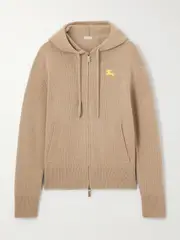 [Burberry] Burberry - Cashmere And Wool-blend Hoodie - Beige - x large x large Neutrals