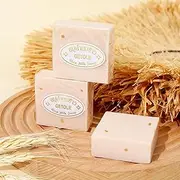 Milk Rice Soap - Natural Rice Milk Moisturizing Soap, 3PCS Handmade Brightening Soap, Rice Milk Soap, Multi-Functional Cleansing, Body Cleansing Rice Soap for Face Body Hand Kids and Adults
