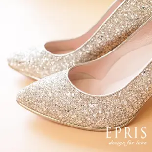 【EPRIS 艾佩絲】現貨 婚鞋推薦品牌 香檳酒杯跟 新娘鞋 紅色婚鞋 金色高跟鞋 中式婚禮婚鞋 21-26(女鞋)
