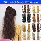 26'' Ponytail Hair Extension Natural as human hair longer 120g