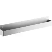 4 1/8"W x 42"L Stainless Steel Single Tier Speed Rail Liquor Display