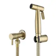 Catzon Handheld Bidet Sprayer for Toilet Stainless Steel Adjustable Flow-Gold