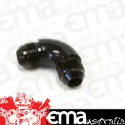 Aeroflow AF522-10-12BLK 90 Deg 3/4" to -10AN Full Flowblack No Restriction In Be