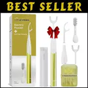 Portable Sonic Electric Flosser and Toothbrush Combo for Travel-Friendly Hygiene