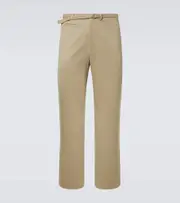 [Auralee] Auralee Cotton chinos L green