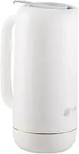 Coffee Maker, 1.6L Multi-Functional Glass Inner Coffee Pot Insulation Pot(Blanc)