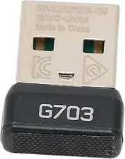 USB Receiver for Wireless Mouse, 2.4 GHz Wireless Mouse Receiver Adapter Replacement G703, for Lightspeed