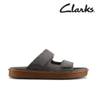 在飛比找momo購物網優惠-【Clarks】男鞋 Litton Strap 兩片式魔鬼氈