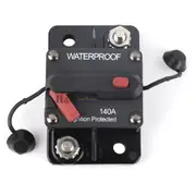 140A AMP Circuit Breaker Dual Battery IP67 Waterproof 12V 24V Fuse Reset