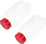 Ciieeo 2 Pack Plastic Condiment Bottles Squeeze Bottles for Spices Oil Seasonings Salt Pepper Kitchen Storage Jars Flip Caps