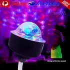 Usb Disco Light,Dj Led Rgb Stage Lamp,Plug In Disco Ball Light,Party Light Au➴✲