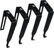 Door Hook - Overdoor Hanger, Overhead Hook | 3.54x3.15x0.47 Inches Whiteboard Hanger Cubicle Hooks Picture Door Hanger, Sturdy and Adjustable Door miror Hooks Partition Hanger for Door Panel