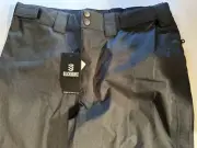Men's BLACKHAWK! Black Waterproof Rain Pants -TP04BKLG Fortify Size Large