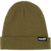 Neff Ryder Sailor Knit Beanie Hat Olive Green