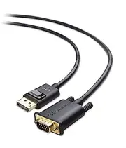 Cable Matters DisplayPort to VGA Cable (DP to VGA Cable) 6 Feet