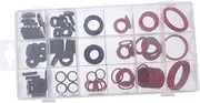 iplusmile 141Pcs Rubber Sealing Gasket Kit Heat Resistant Assortment for Plumbing Automotive and Electronics Storage Case for and Organization