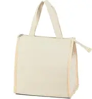 [ベーシックスタンダード] Basic Standard Eco Bag, Canvas Tote Bag, Canvas, Cotton, Shoulder Bag, Gusset, Plain, White, Thick, Cool, Lunch Square