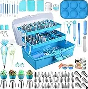 Daseeme 236pcs Cake Decorating Mouth Set Cake Decorating Tool Cupcake Decorating Kit Cookie Decorating Supplies