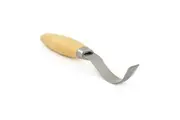 Mora 163 S - Stainless Steel double edge 25mm hook spoon & bowl carving tool