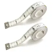 Body Measuring Tape, 2 Pcs Double Sided Soft Measuring Tape for Sewing, Tailor
