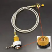 Outdoor Camping Gas Stove Propane Refill Adapter LPG Flat Cylinder Burner J. GU